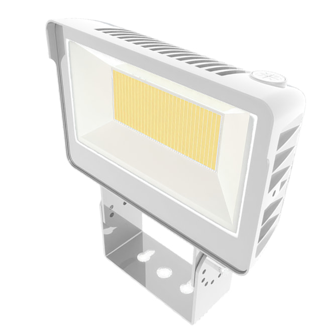 75W / 100W LED Flood Light w/ Photocell | Slip or Trunnion Mount | Selectable CCT | Keystone Xfit