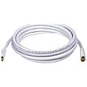 5.5FT Whip Connector, IP68 Rated, White, Supply Line Voltage | Satco