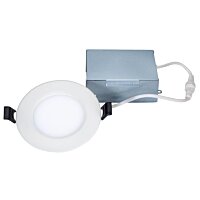 3” CCT Selectable, LED Canless Recessed Downlight - 8W - 530 Lumens | Topaz