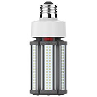 LED Corn Lamp | 36W, 5040 Lumens, Selectable Power & CCT, Dimmable | E26 Base | 277-480V |  Satco