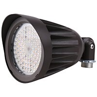 25W LED Bullet Flood Light | 3,500 Lumens | Knuckle Mount | Selectable CCT | Bronze Housing | Commercial LED