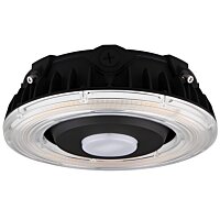 LED Canopy Light - Round 75W, 9,400 Lumens, 5000K, Dimmable, 100-277V | Commercial LED