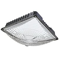 EPC Slim LED Canopy Light | Adjustable Wattage 45W/55W/70W, 6300-9800 Lumens, Dimmable, 100-277V