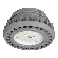 65W LED Explosion Proof Round Light | C1D2 | 9892 Lumens, 5000K, 100-277V, Pendant Mount | Nicor Eres Series