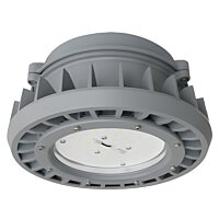 65W LED Explosion Proof Round Light | Class I Division II | 9750 Lumens, 5000K, Dimmable, 120-277V, Supports Ceiling, Wall & Stanchion Mount | MaxLite HLRS Series