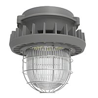 65W LED Explosion Proof Jelly Jar Light | Class I Division II | 5679 Lumens, 5000K, Dimmable, 120-277V, Supports Ceiling, Wall & Stanchion Mount | MaxLite HLRS Series