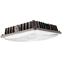 Commercial LED Canopy Light - Square 60W, 8000 Lumens, CCT Color Selectable, Dimmable, 120-277V | MCP07 | CLL