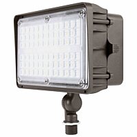 60W LED Flood Light w/ Photocell | 7,800 Lumens | Knuckle Mount | 5000K | MFD08 | CLL