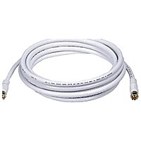 5.5FT Whip Connector, IP68 Rated, White, Supply Line Voltage | Satco