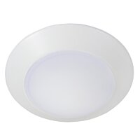 4" 11W LED Surface Mount Disk Light, 4000K, Dimmable, White | Topaz