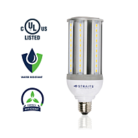 LED Corn Lamp | 22W, 3000K, E26 | Straits Lighting Beam 360