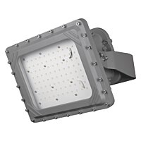 100W LED Explosion Proof Square Light | C1D1 | 12170 Lumens, 5000K, 347-480V, Pendant Mount | Nicor Titan Series