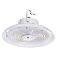 150W/180W/200W LED UFO High Bay | 22,900-30,500 Lumens, Selectable Power and CCT, 120-277V, White | Topaz