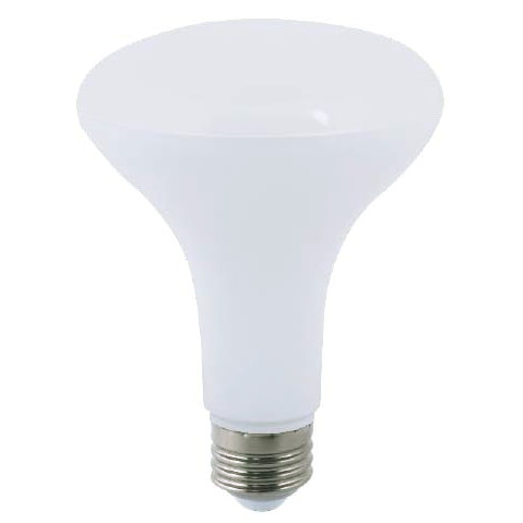 BR30 style LED bulb shown from the side with E26 base